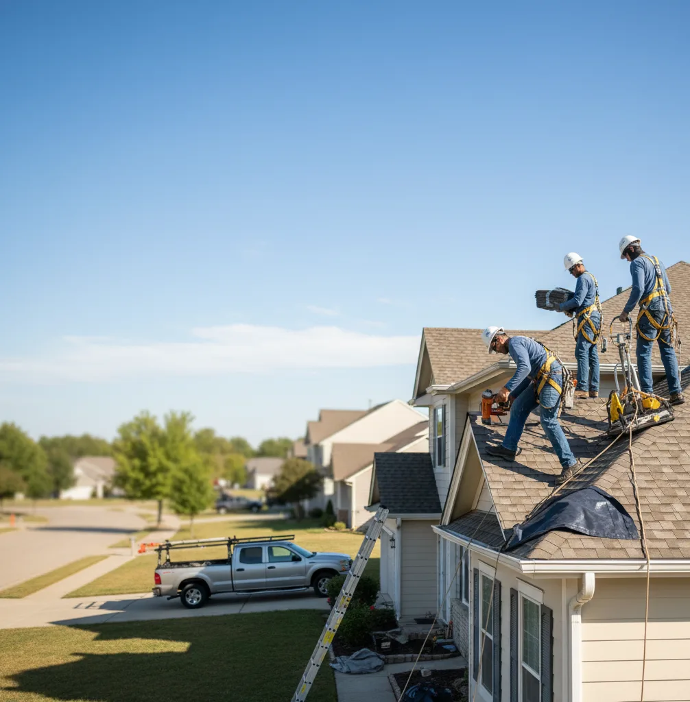 Roof Repair in Brick